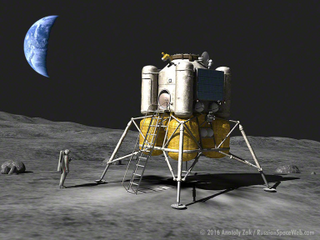 Illustration for article titled Así es el nuevo módulo que Rusia está desarrollando para llevar cosmonautas a la Luna